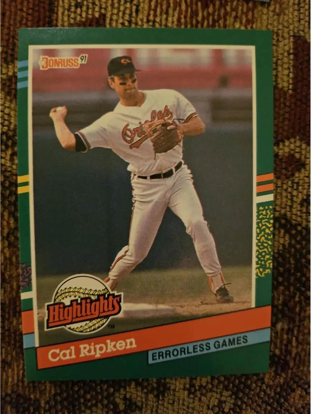 Cal Ripken Jr - HOF - 1991 Donruss Highlights Insert  #BC-17 MLB Baseball Card